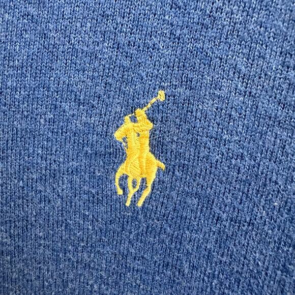 Polo By Ralph Lauren Blue Sweater Vest XL Tall Embroidered Logo Golf Formal - Picture 3 of 6